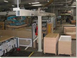 M�belproduktion CNC Maschine mit automatischer Abstapelung