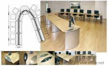 circon executive conference modular conference tables for training rooms