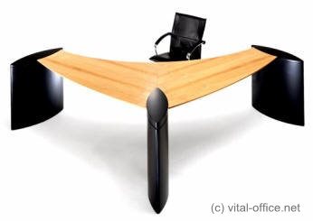 circon executive desk in wing design