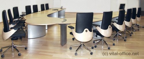 flexi conference tables for exclusive training rooms