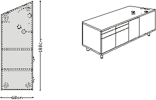 circon executive desk in face design