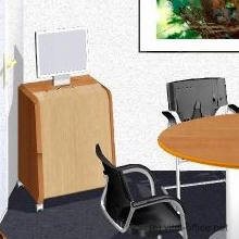 circon executive desk in face design